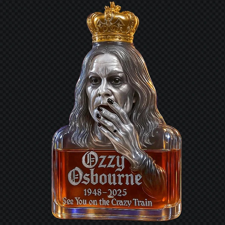 Ozzy See You on the Crazy Whiskey Bottle Train