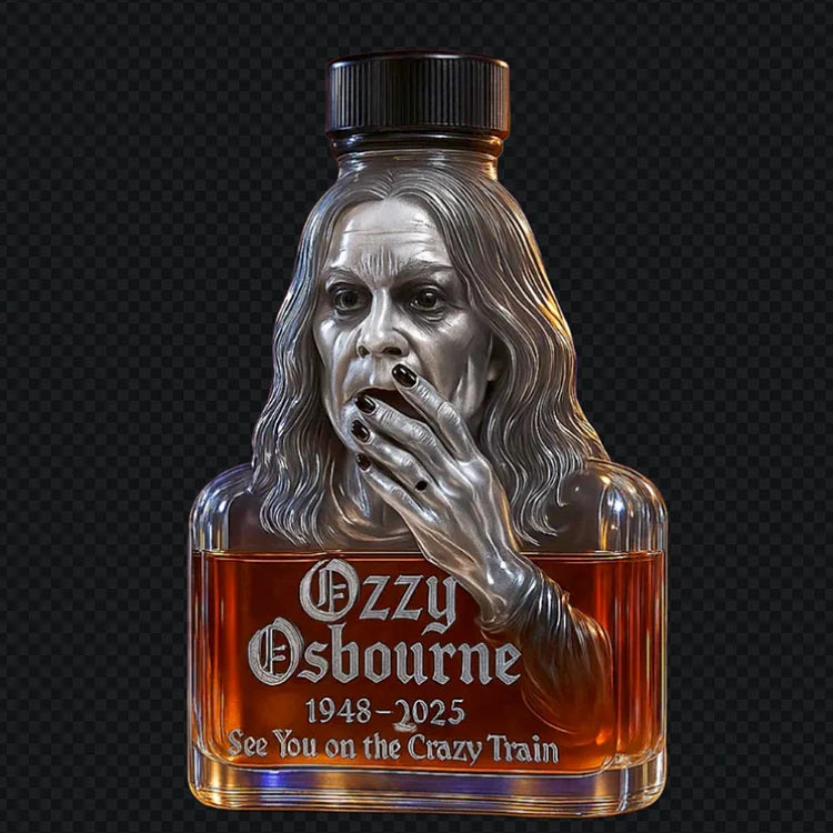 Ozzy See You on the Crazy Whiskey Bottle Train