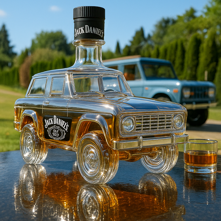 Ford Bronco (1966–1977) Classic Collectible Whiskey Bottle