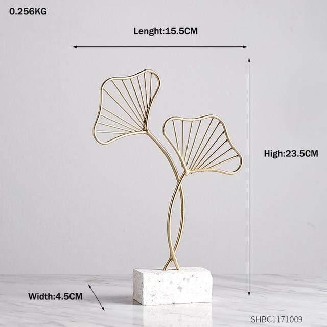 Leaf Decor Sculpture Figurines