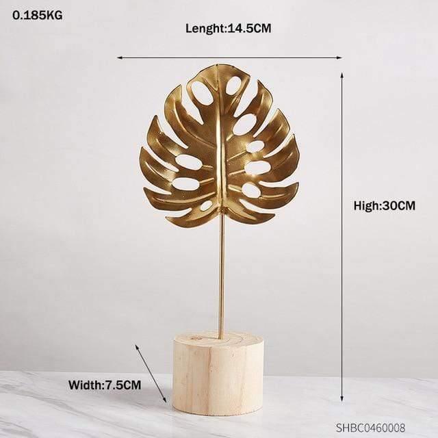 Leaf Decor Sculpture Figurines